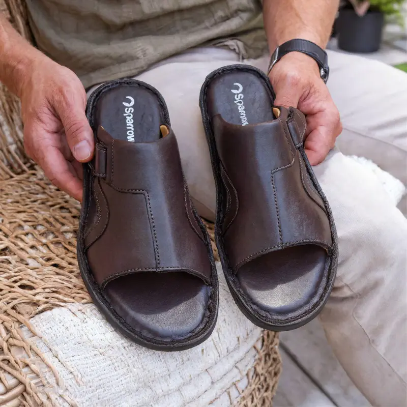 Premium Comfortable Sandal, চকলেট কালার, কোড: RS-C