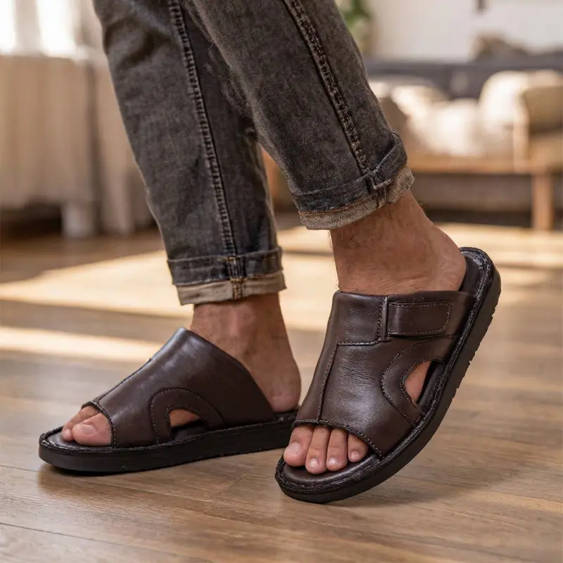 Premium Comfortable Sandal, চকলেট কালার, কোড: RS-C